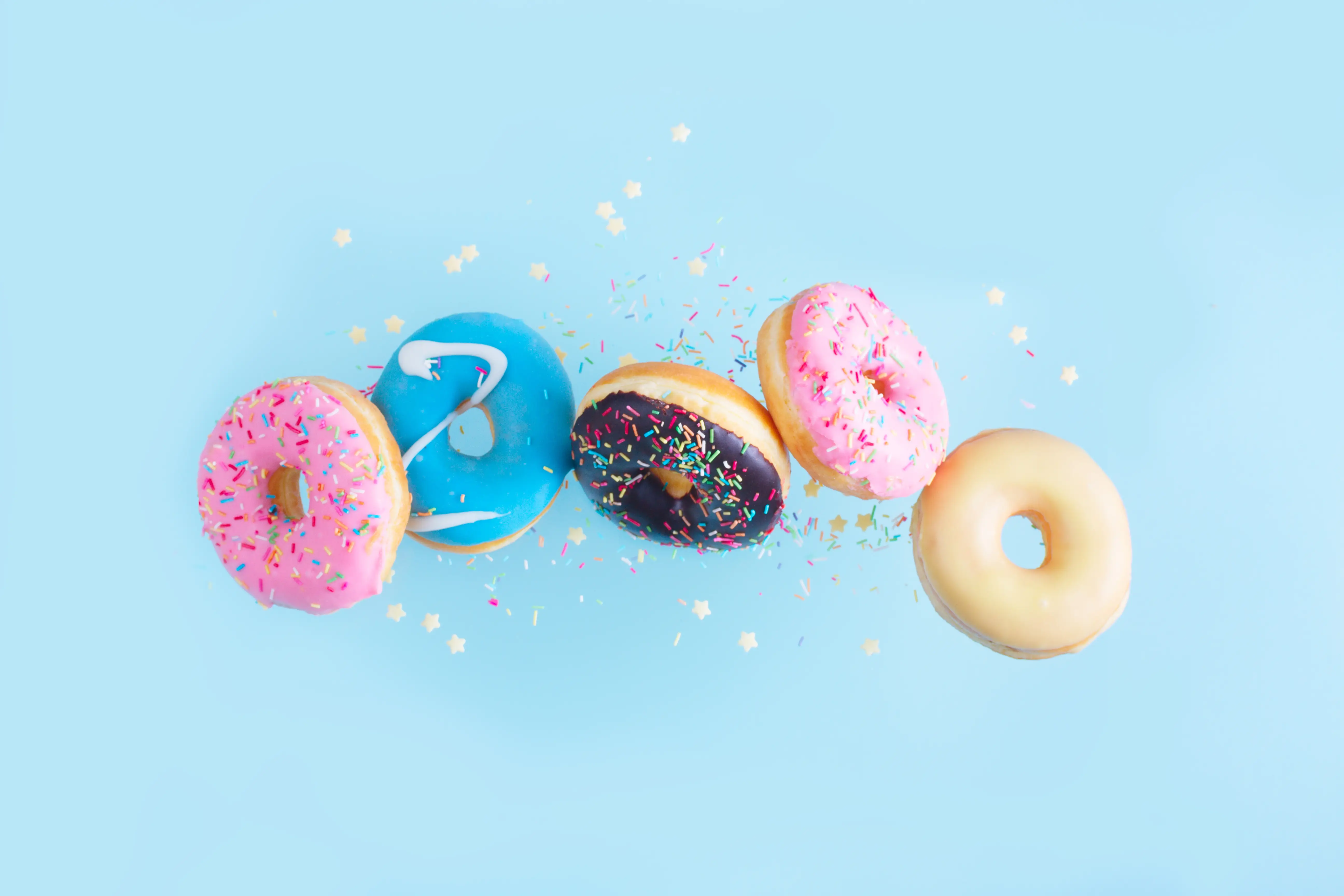 Colorful donuts