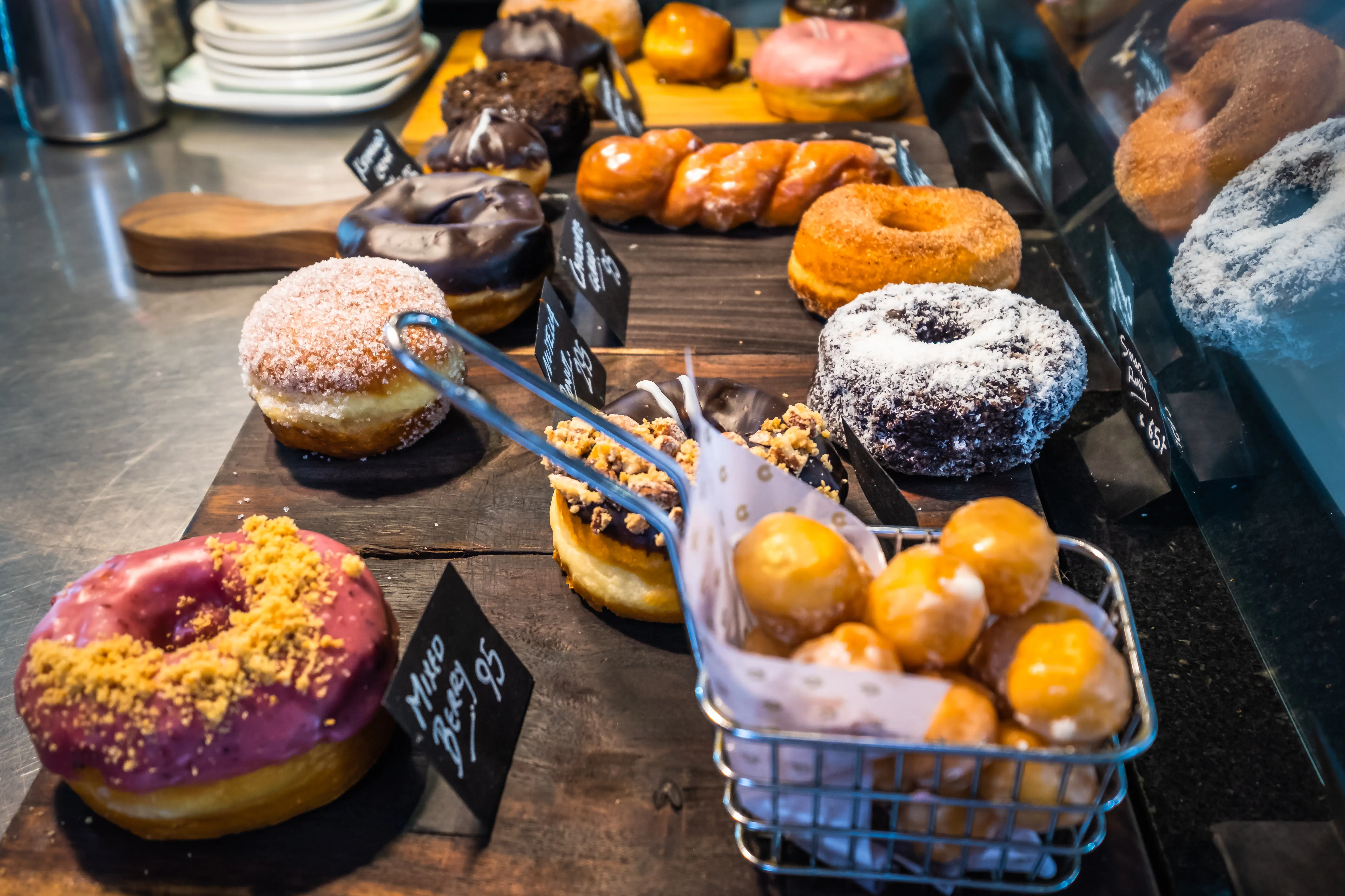 Donuts in our bakery